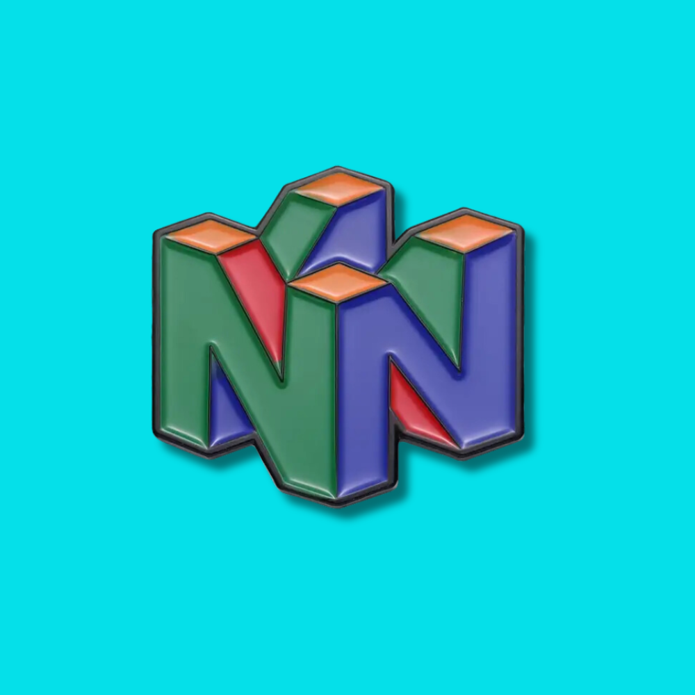 Nintendo 64 N Logo Pin