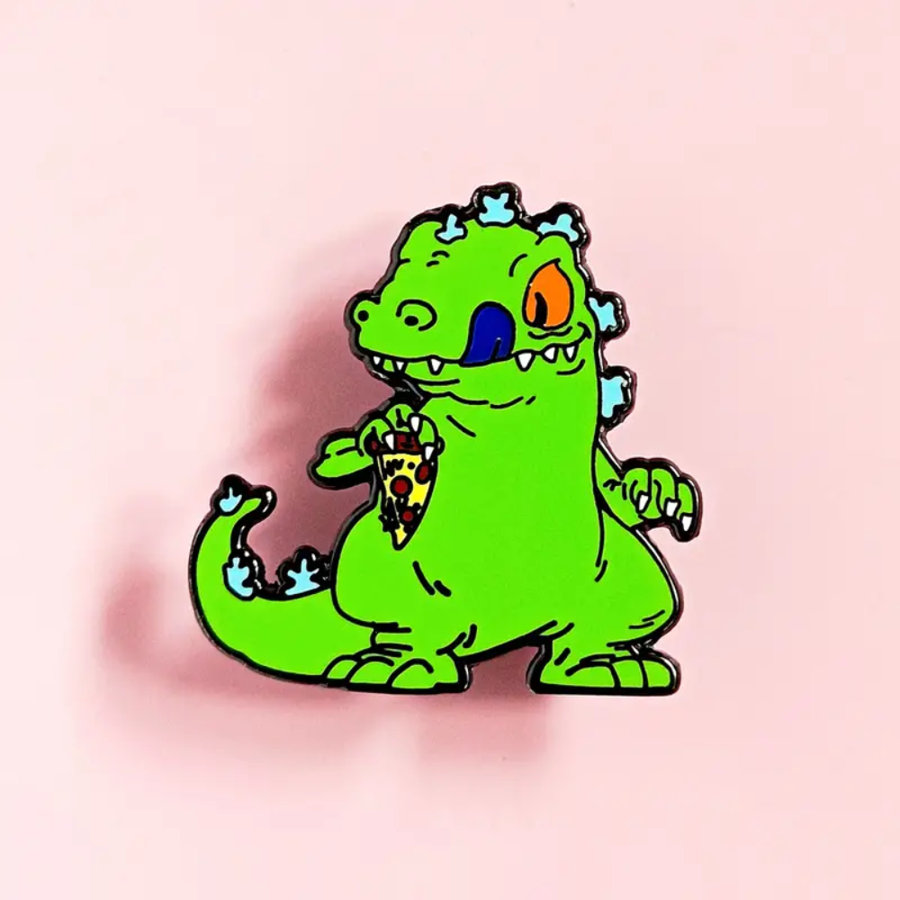 Reptar Rugrats Dinosaur Godzilla Pin