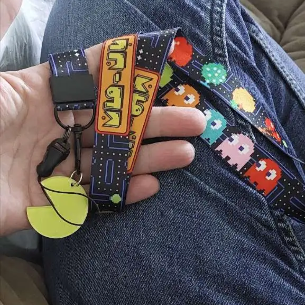Pac Man Lanyard