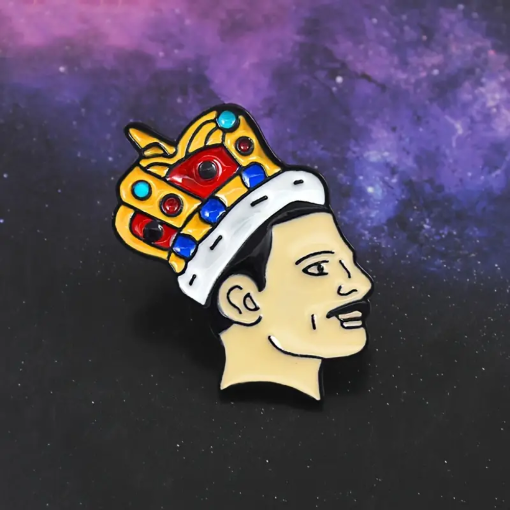 Freddie Mercury Queen Head Pin