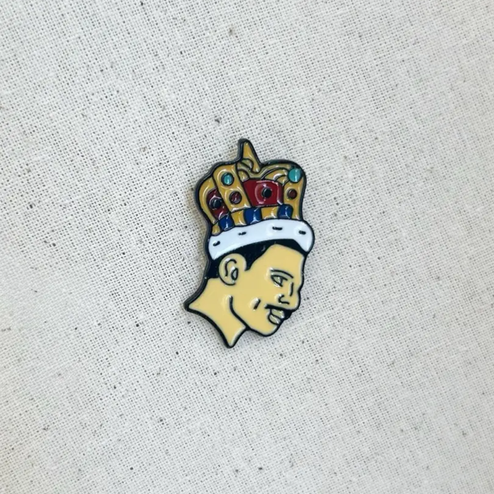 Freddie Mercury Queen Head Pin