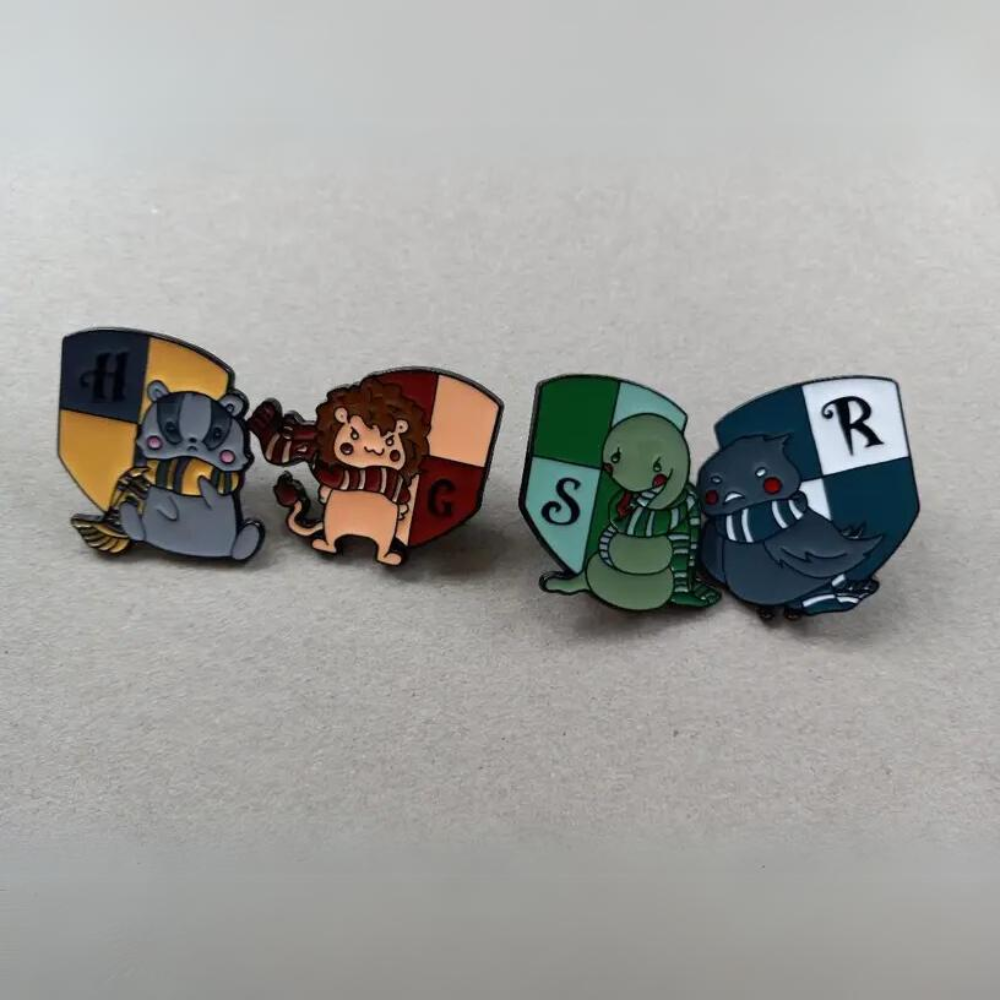 Harry Potter Houses Inspired 4 Pin Set