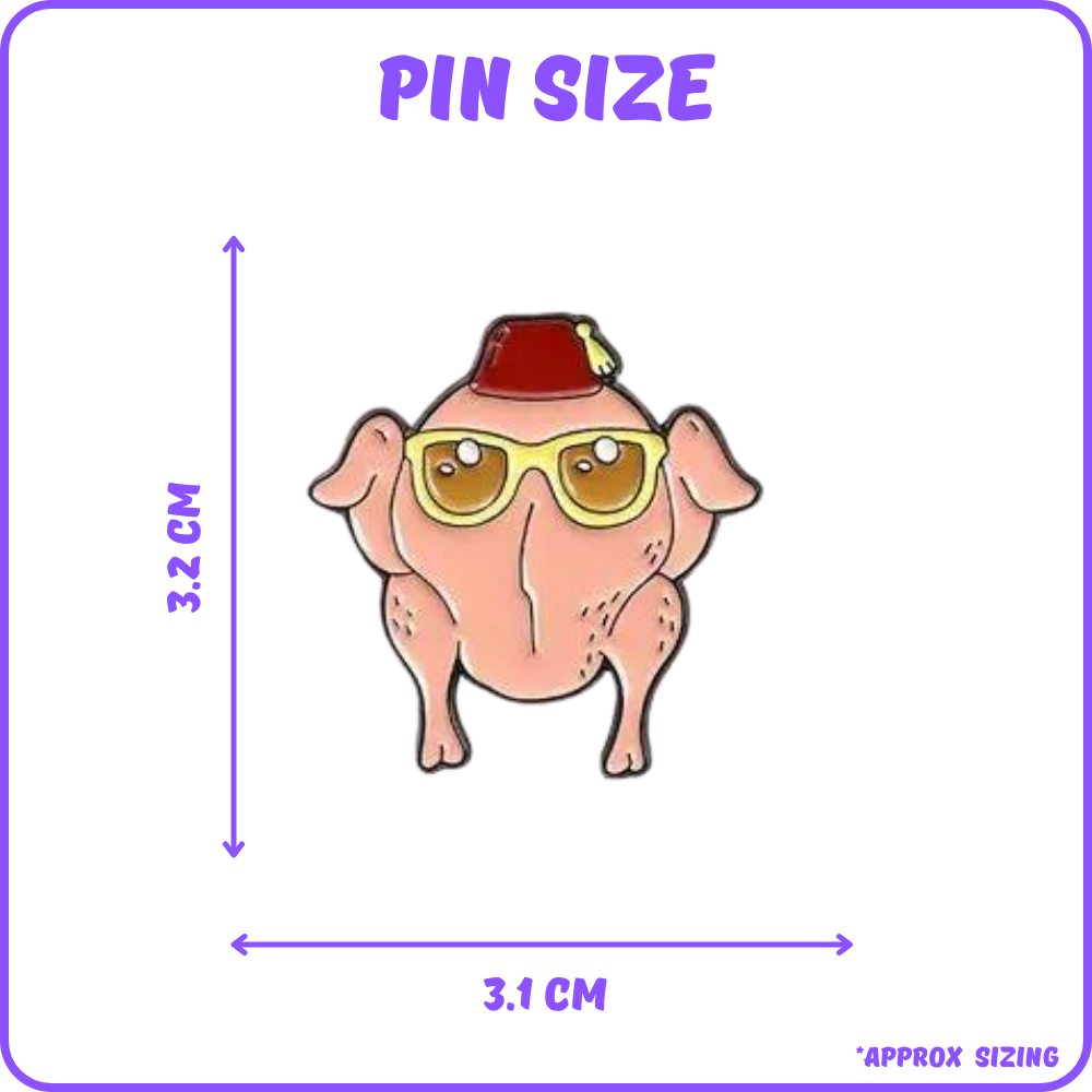 Friends Turkey Pin