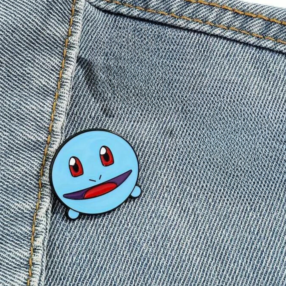 Squirtle Pokemon Face Pin