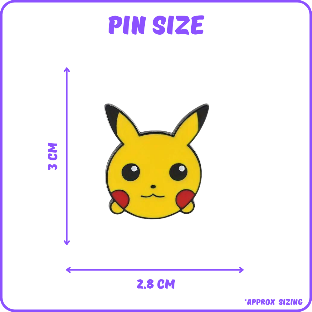 Pokemon Face 3 Pin Set