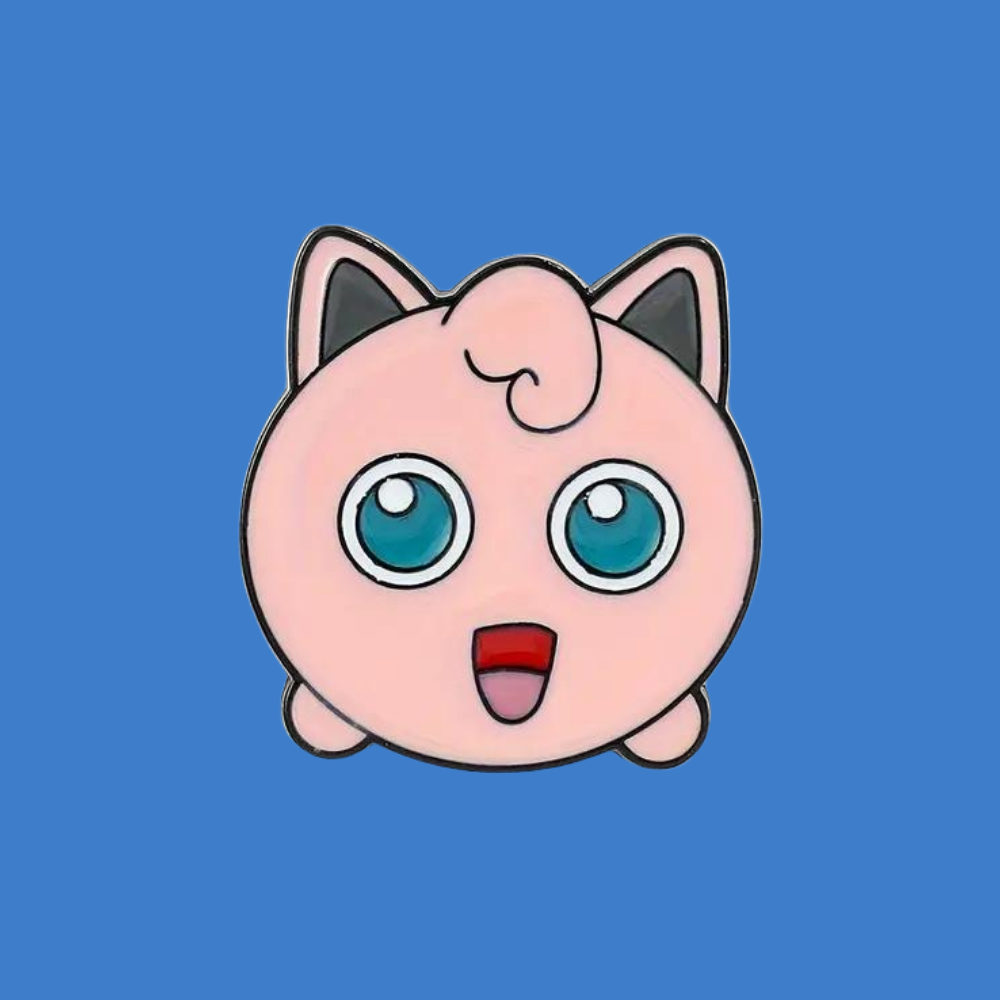 Jigglypuff Pokemon Face Pin