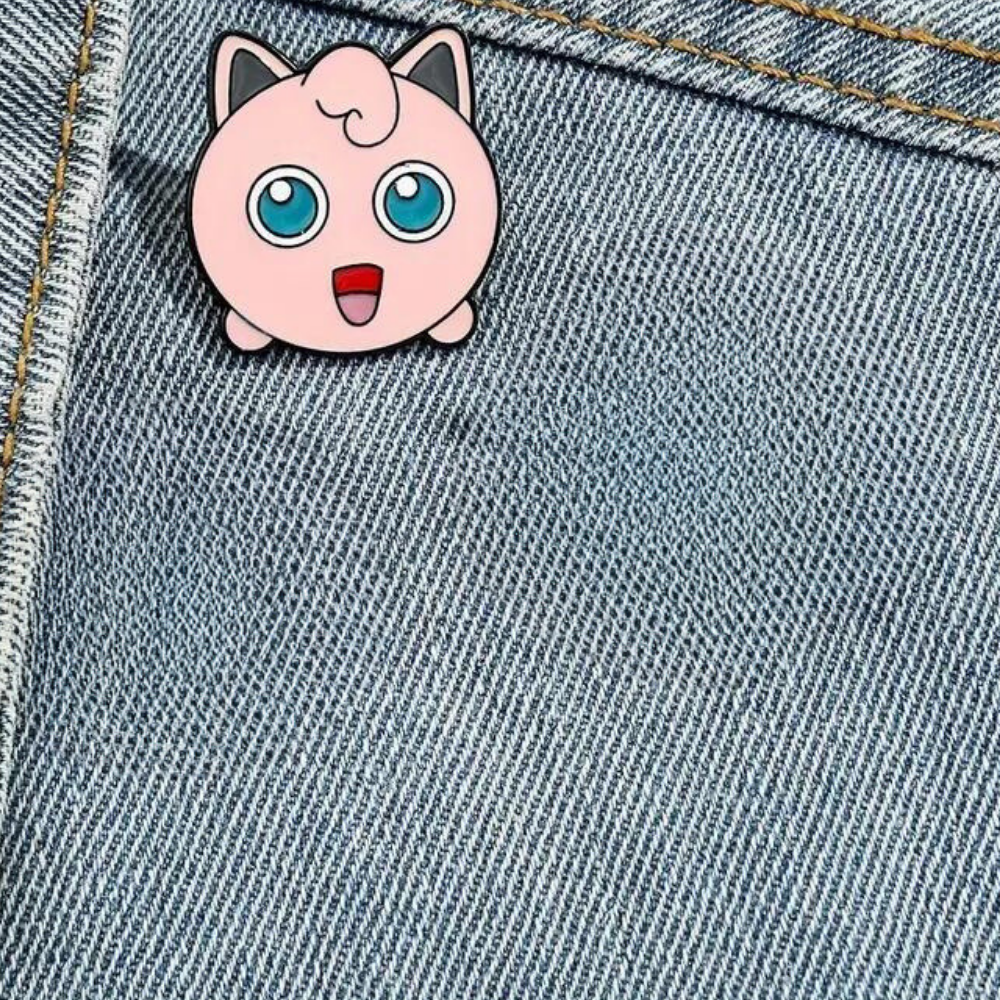 Jigglypuff Pokemon Face Pin
