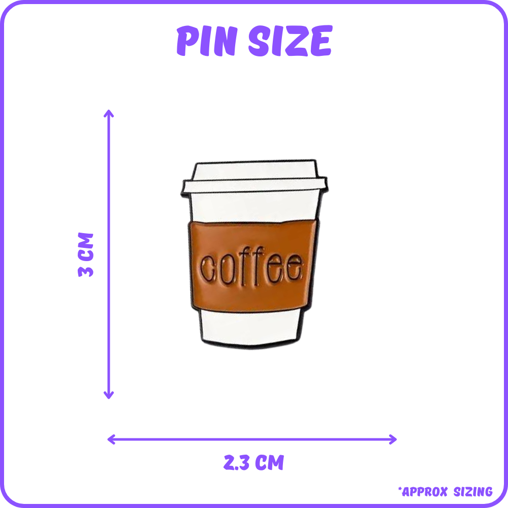 Takeaway Coffee Cup Pin