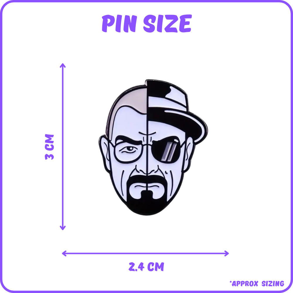 Walter White Heisenberg Antihero Breaking Bad Protagonist Pin