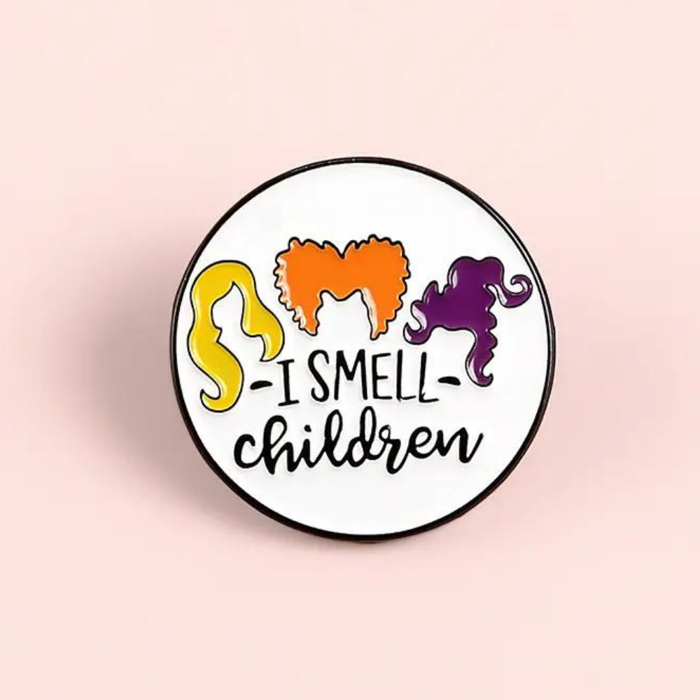 Hocus Pocus I Smell Children Pin