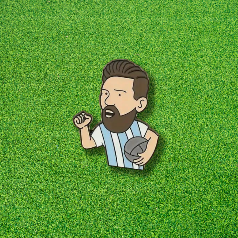 Messi Soccer Pin
