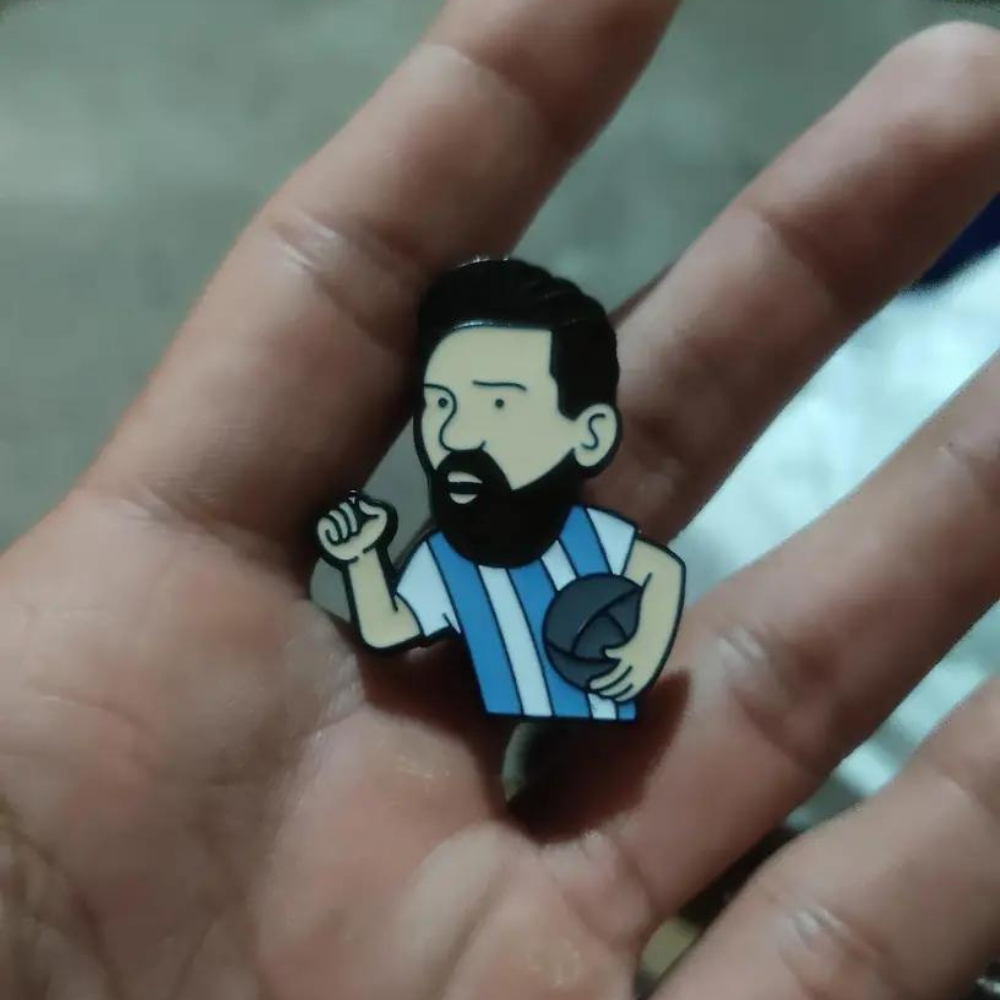 Messi Soccer Pin