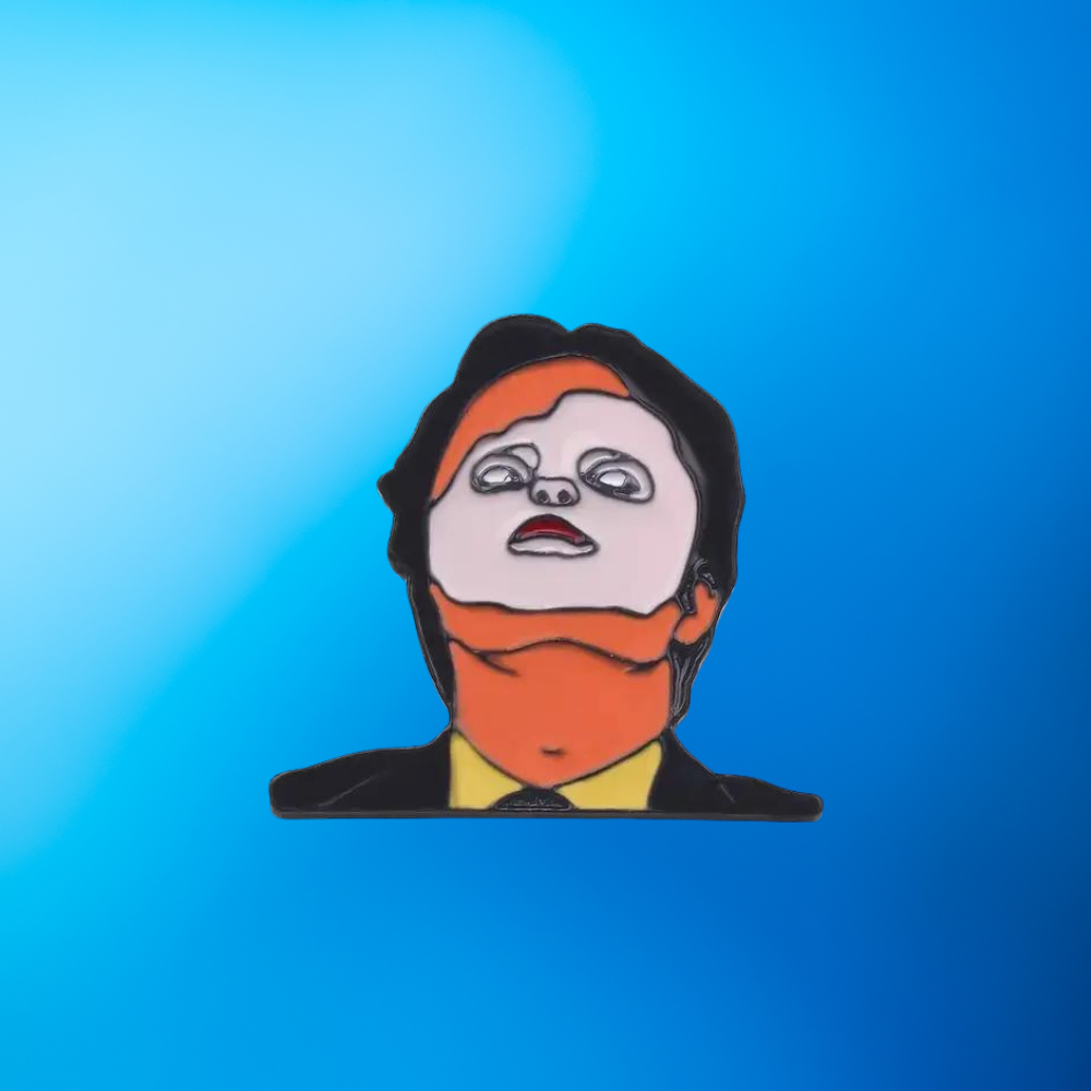 Dwight Schrute First Aid Fail The Office Scene Pin