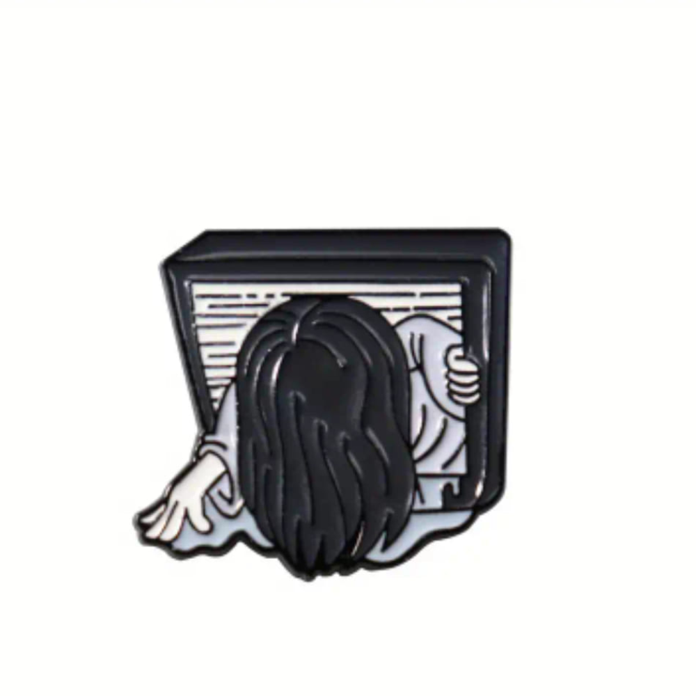 Samara The Ring TV Pin