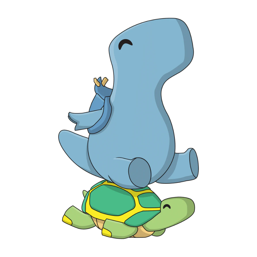 Youtooz Tortoise & Dino Vinyl Figure