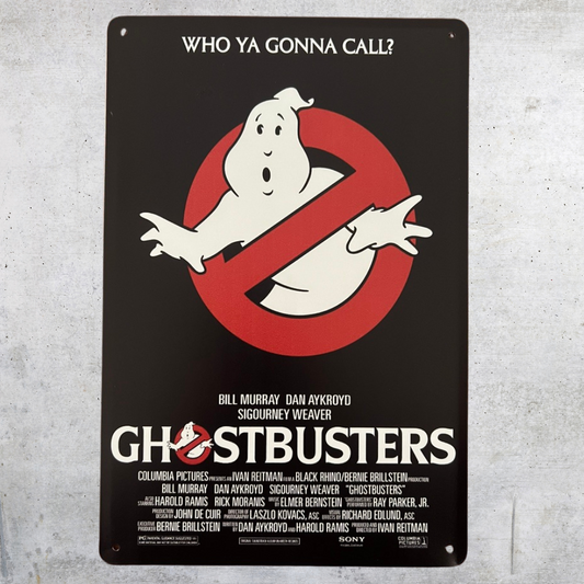 Ghostbusters Metal Tin Poster