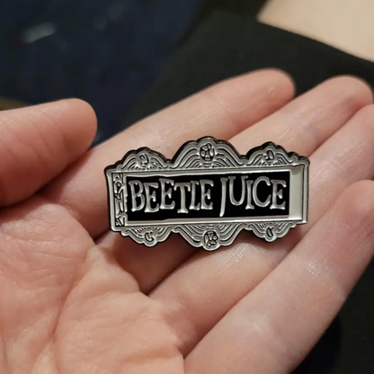 Beetlejuice Inspired Pin