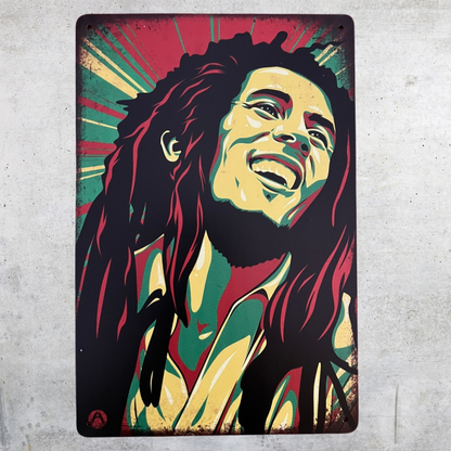 Bob Marley Metal Tin Poster