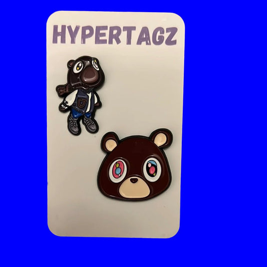 Kanye West Dropout Bear 2 Pin Set