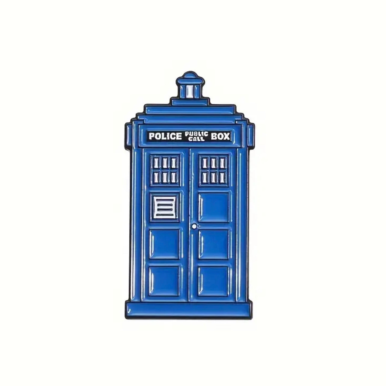 Dr Who Tardis Blue Police Box Time Machine Pin