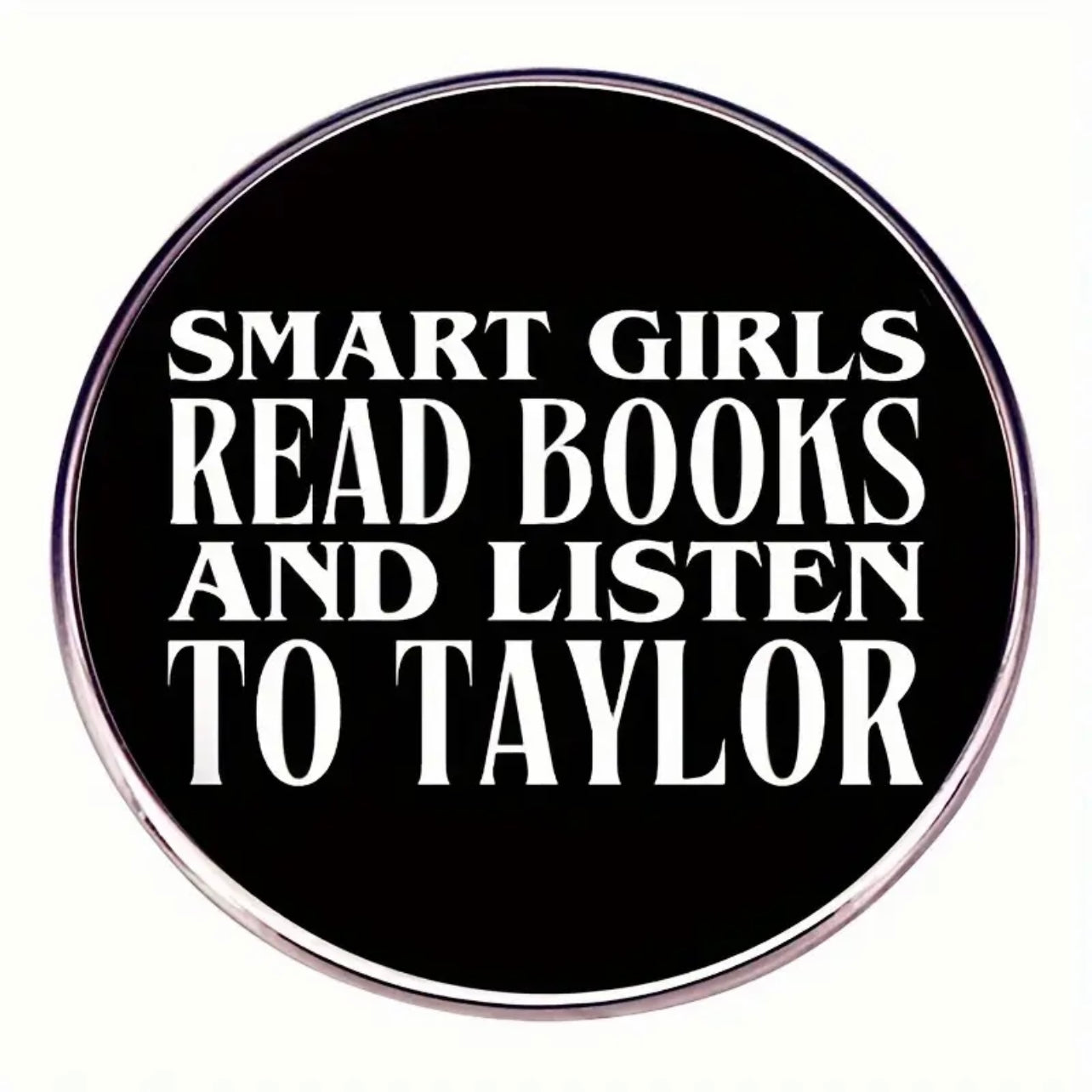 Smart Girls Read Book And Listen To Taylor Swift Pin