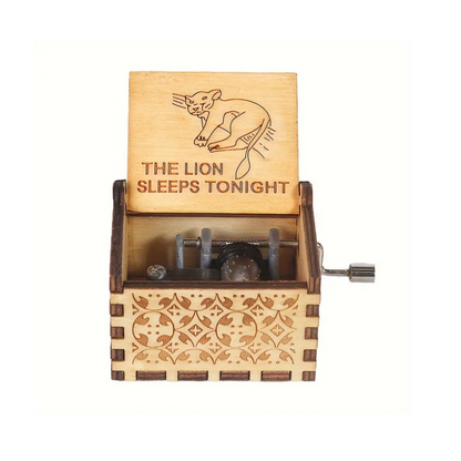 Lion King The Lion Sleeps Tonight Theme Tune Hand Cranked Music Box