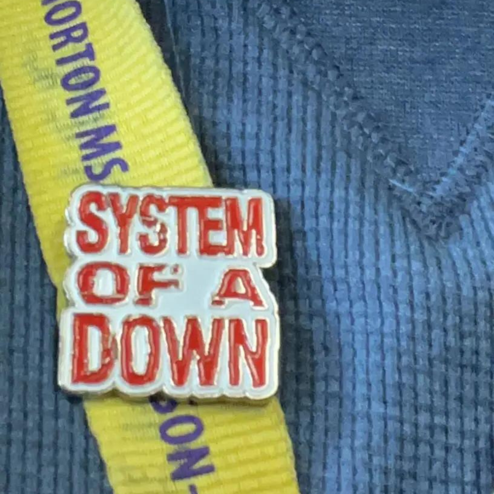 System Of A Down Logo Pin
