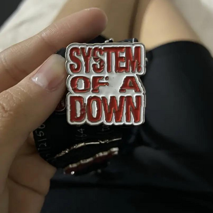 System Of A Down Logo Pin