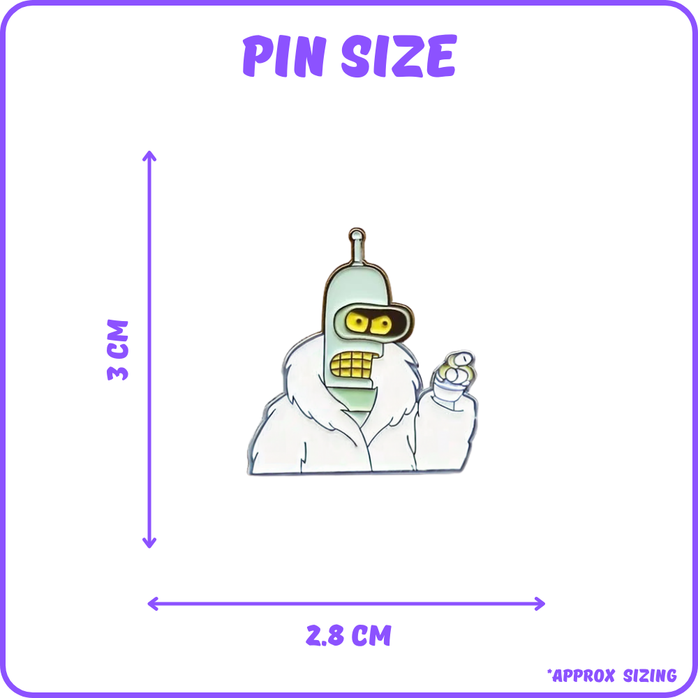 Futurama Pimp Bender Pin