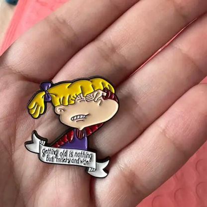 Angelica Pickles Rugrats Pin