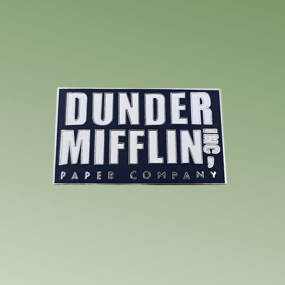 Dunder Mifflin Inc Paper Company The Office Pin