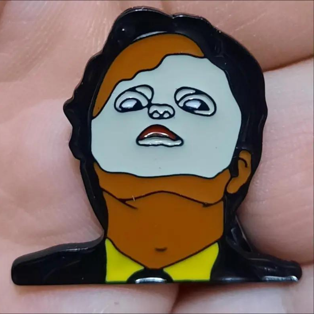 Dwight Schrute First Aid Fail The Office Scene Pin