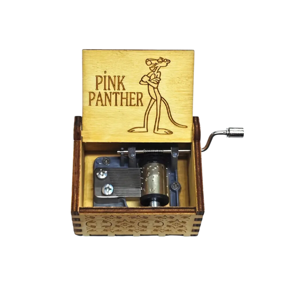 The Pink Panther Theme Tune Hand Cranked Music Box